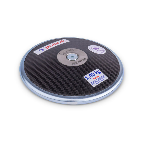 Polanik Diskus CCD20 Carbon mit Edelstahl-Mittelscheiben - Wettkampfmodell